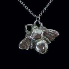 fine silver bumble bee
