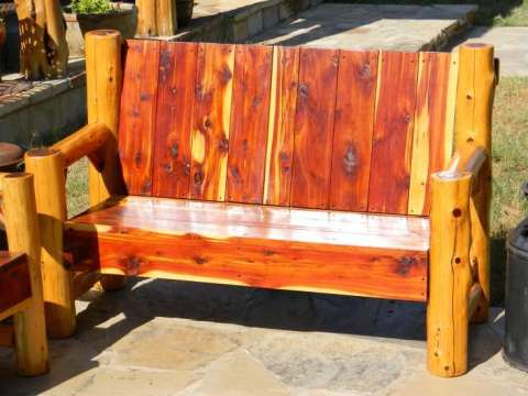 Cedar Hi Back Bench - Adult