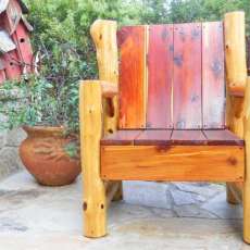 Rustic Cedar Patio Chair
