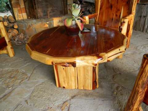 Cedar Conversation Table