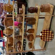 Blue Timber Wood Studio Art