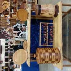 Blue Timber Wood Studio Art