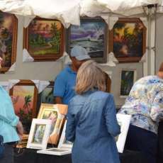 Shopping at 2016 Halifax Art Festival 2
