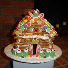Gingerbread Log Cabin