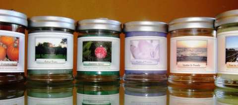 Some 8oz sample candles for a craft show