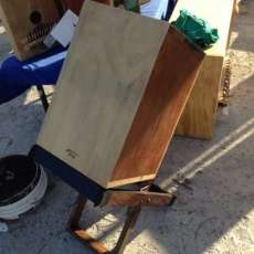 Cajon' Drum on Stand