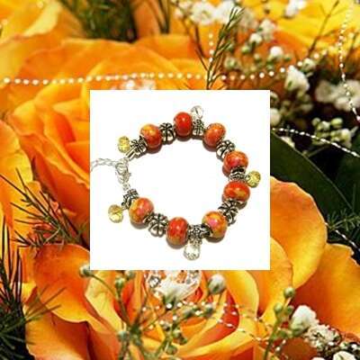 Pandora Style Amaryllis Bracelet