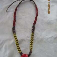 rose hemp necklace