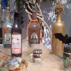 Happy (or Spooky!) Halloween Recycled spice jars & more