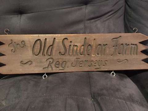 The Old Sindelar Farm Sign