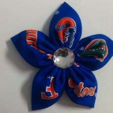 Gator Fabric Flower Hair Clip