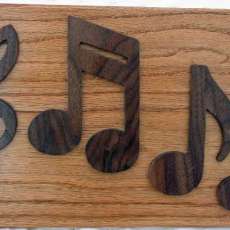 Music Note plaque- walll or table top