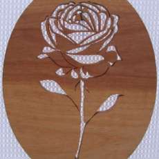 Rose Wall Plaque or Table Top