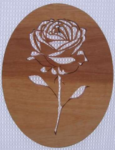 Rose Wall Plaque or Table Top