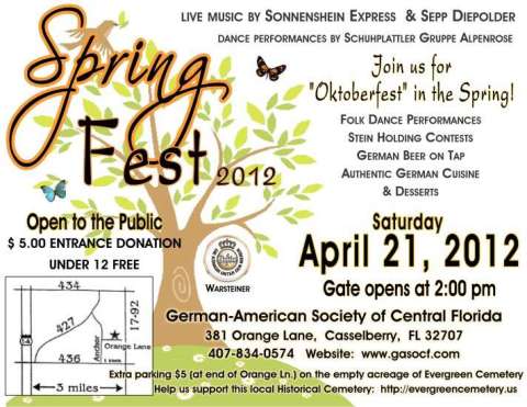 Springfest 2012 Flyer