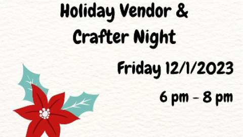 Hubbell School PTA Holiday Vendor & Craft Night