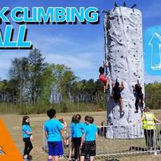 24ft Tall Rock Climbing Wall