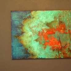 Rusted (acrylic painting)