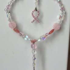 Pink Crystal Suncather for Breast Cancer Awareness