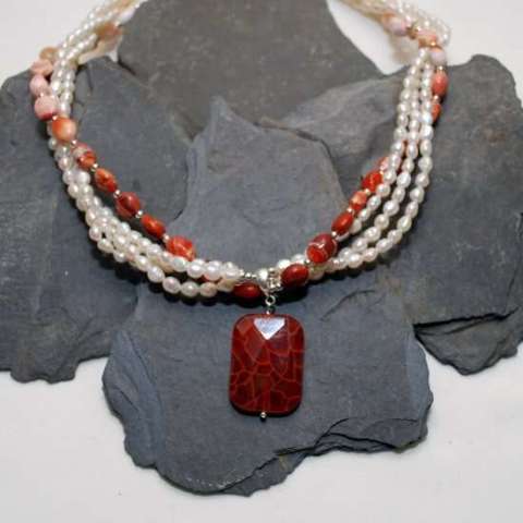 Fire and Ice necklace