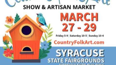 Country Folk Art Show & Artisan Market/ Spring Syracuse