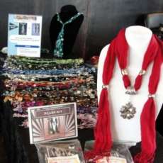 Necklace, Scarf Kit Display