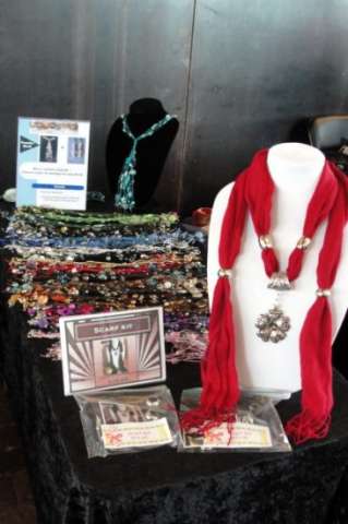 Necklace, Scarf Kit Display