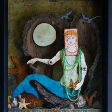 Paper Crafts - Mermaid Shadow Box Wall Art