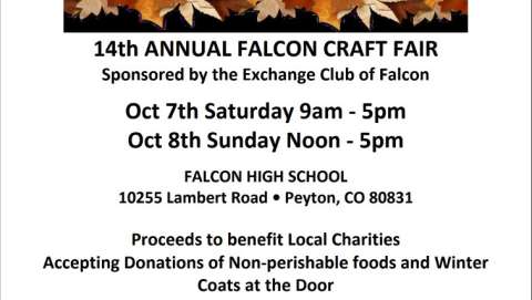 Fourteenth Falcon Craft Fair