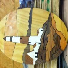 Intarsia Lighthouse