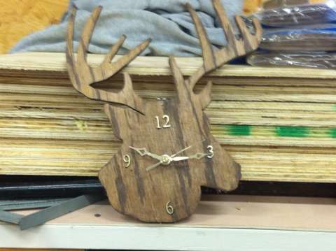 Deer Clock