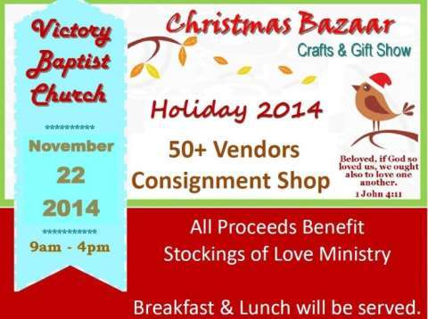 Victory Baptist Church Christmas Bazaar and Consignment Shop