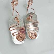 14 Karat Rose Gold & Sterling Silver