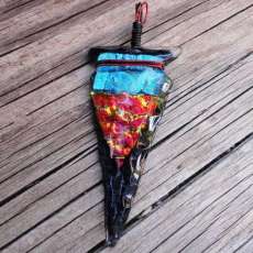 Fused Glass Arrowhead