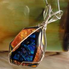 Fused Glass Necklace