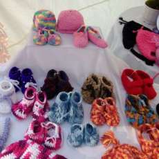 Hand crocheted accessories
