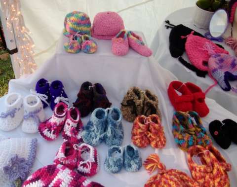 Hand crocheted accessories