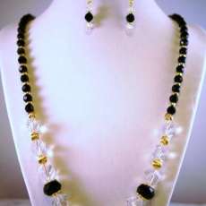 Shimmering Black Night