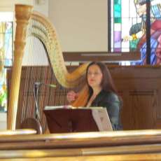 Aideen O'Donnell at a wedding