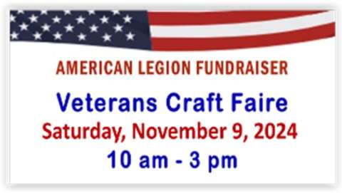 Veterans Craft Faire Fundraiser