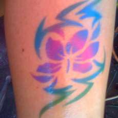 Airbrush tattoo