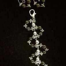 Black and Silver Wrap Set