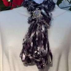 Black & White Infinity Scarf