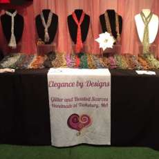 Glitter Scarf Display Indoors