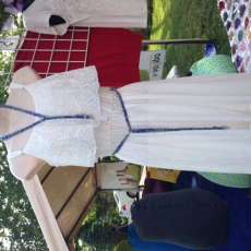 Beaded Scarf As a Necklace and a Belt