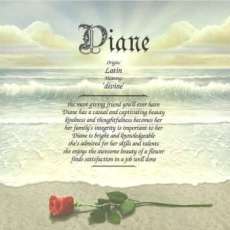 Rose On A Beach scenic background with a name, its origin and meaning