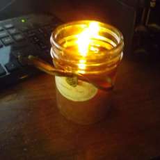 Hot buttered rum 8 ounce burning