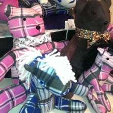 Colored Fleece Animals