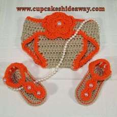 Beach Diaper Cover Set