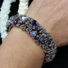 Purple bracelet